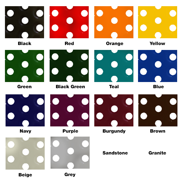 Perforated Table Colors